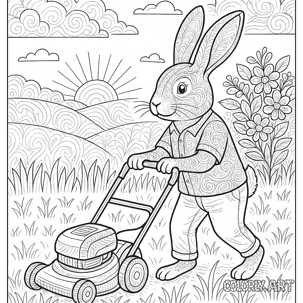 Animal Lawn Mower